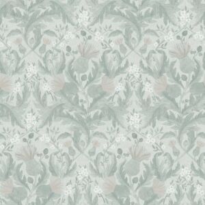 ورق جدران ازدهار - رمادي