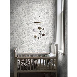 ورق جدران نويب - ابيض