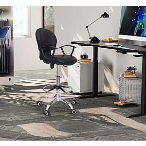 كرسي كونتر لاري - اسود