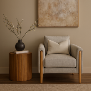 كنبة مفردة ميلان - رمادي