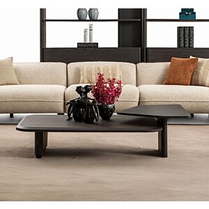 طاولة قهوة اتلس - بني