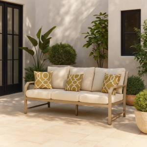 كنب جلسة خارجيه ثلاثي نيس - بيج