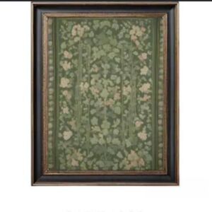 لوحة جدارية سجادة 120x160 سم غاردن - برواز اسود غير مجوف