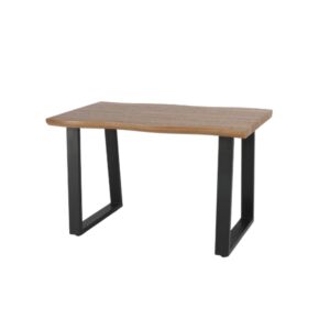 طاولة طعام ويندي 120 سم - بيج وأسود