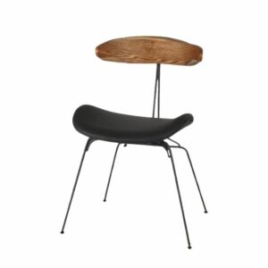 كرسي طاولة طعام تايلاش - اسود