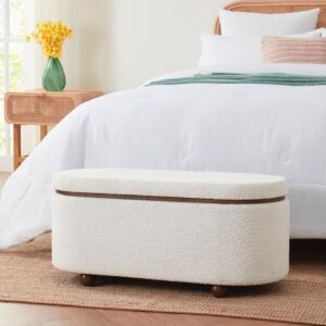 مقعد شارك حجم صغير - ابيض