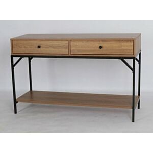 كونسول خشبي بقواعد سوداء رينا