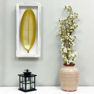 لوحة خشب سولييه شكل ورقة شجر