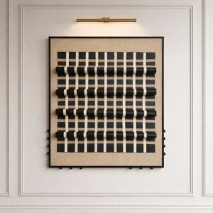 لوحة وديكور جداري ثلاثي الابعاد كايا - بيج