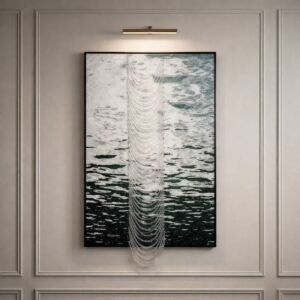 لوحة وديكور جداري ثلاثي الابعاد زويا - فضي