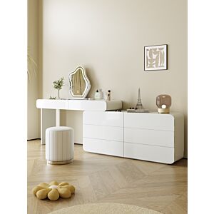 طاولة تزيين ديزني - ابيض