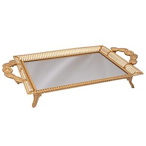 صينية تقديم شانتيل - ذهبي