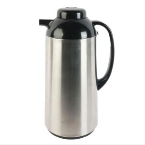 ترمس ابوفيل مفرد ياباني زوجيروشي - فضي وأسود - 1000 مل