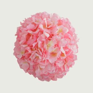 كرة ورد صناعي 20سم - زهري - 12 قطعة