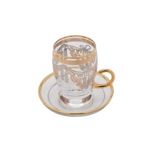 كاسات شاي تركي سكوالو 6 قطع بيس
