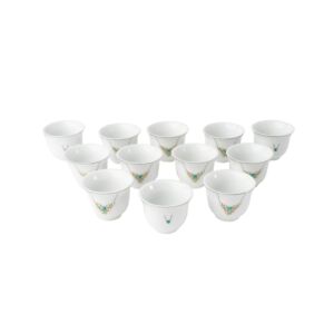 طقم فنجان قهوة سعودية 12 قطعة - سكوالو