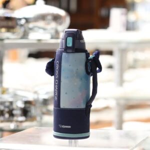 حافظة ماء زوجيروشي 1 لتر روتو - أزرق