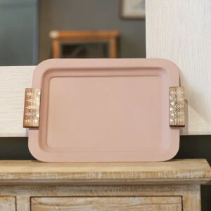 صينية تقديم وردي